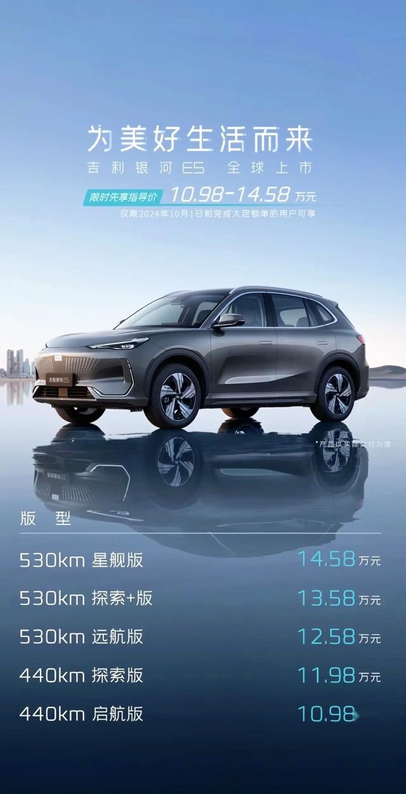 吉利银河E5仅85天交付破4万台，稳健前行
