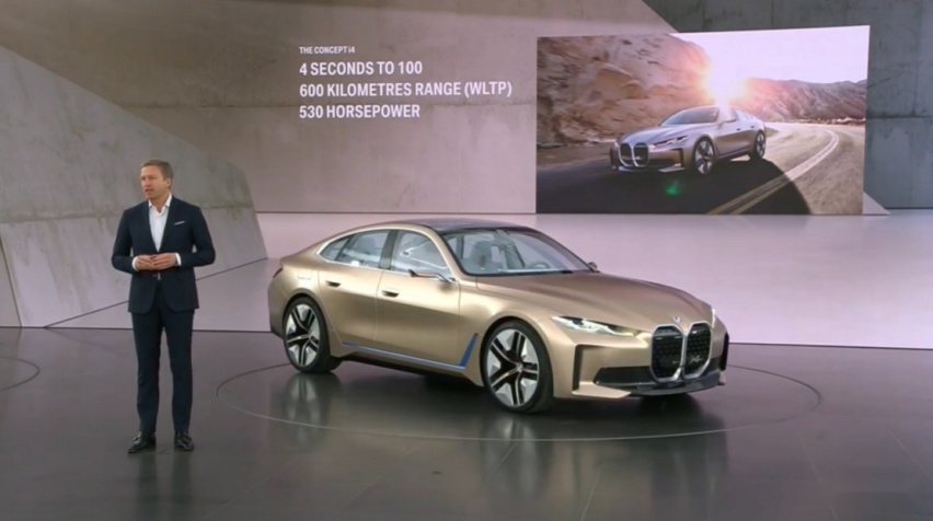 可能是 Model 3 最强的对手 详解宝马 i4 概念车