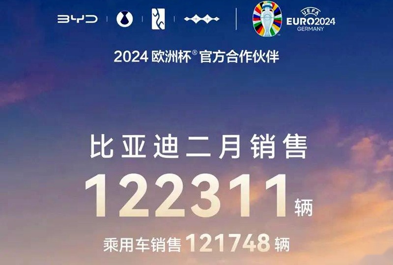 2月销量被奇瑞反超，比亚迪：让子弹飞一会儿