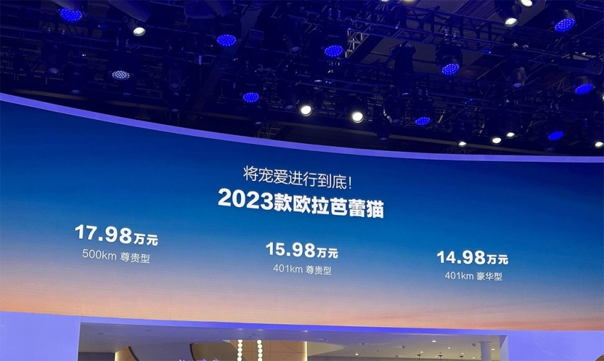妥妥的仙女座驾？增配调价太棒，2023款芭蕾猫14.98万起
