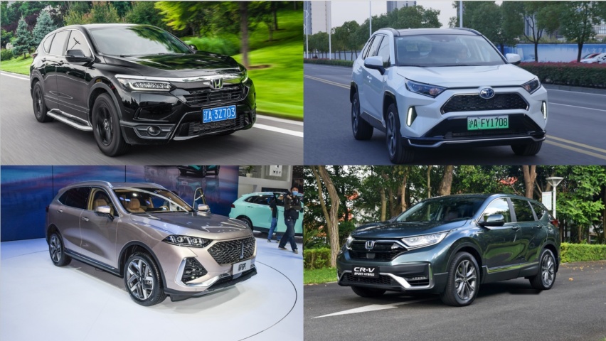 同为油电混动，魏牌拿铁DHT与CR-V、皓影、荣放硬碰硬，能有胜算