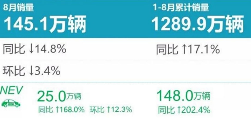8月新能源销量：比亚迪5款在榜卖得火热，Model 3跌出榜单！