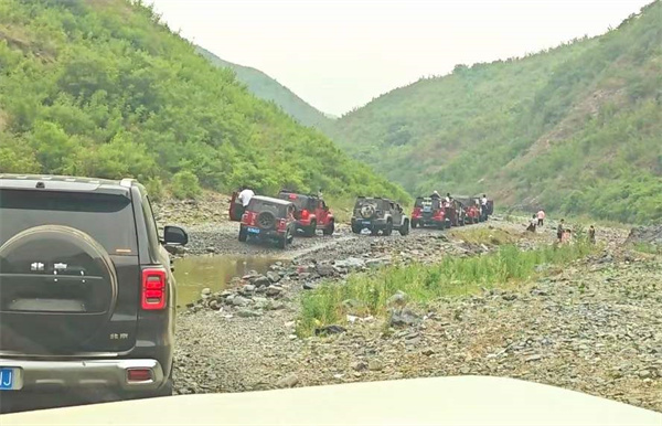宜阳莲庄涧河自驾游 天然越野场 驰骋山水间