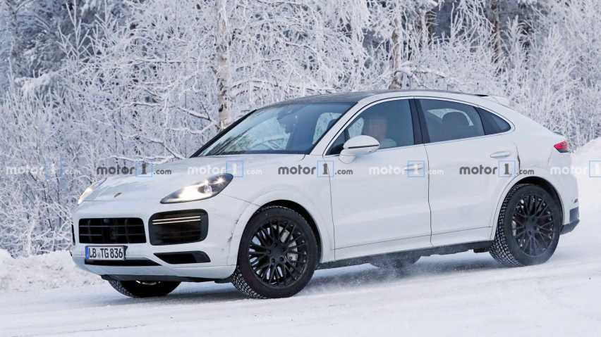 保时捷卡宴 Coupe Turbo GT路试谍照发布