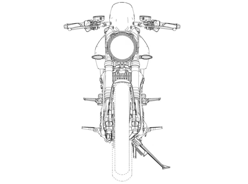 电摩也将推出Cafe Racer风格，澳洲Vmoto申请新电摩外观专利