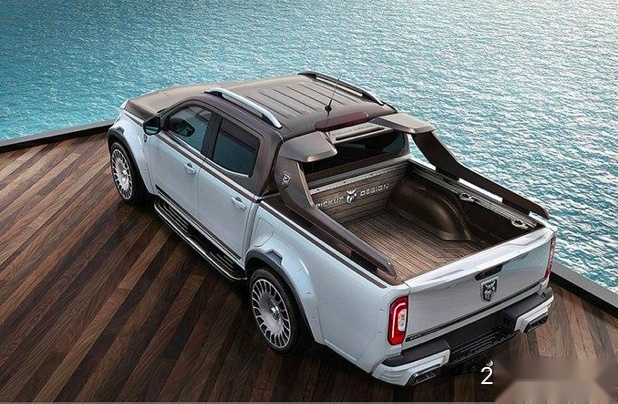 猛禽F-150算什么？奔驰这款皮卡全车碳纤维，内饰奢华！
