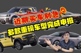 近期别急着买车！ 多款重磅车型完成申报