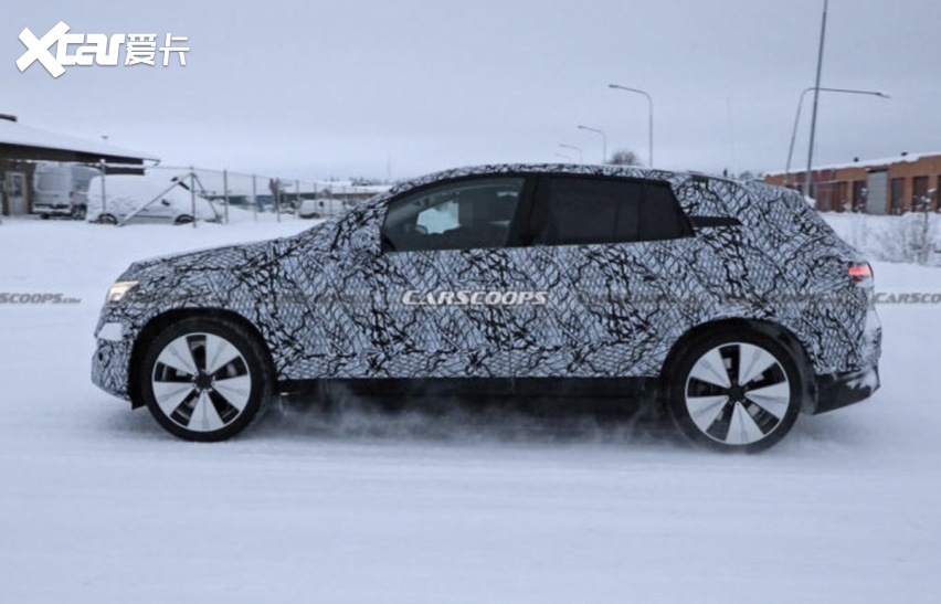 全新奔驰EQE SUV谍照曝光 跨界车是这样？