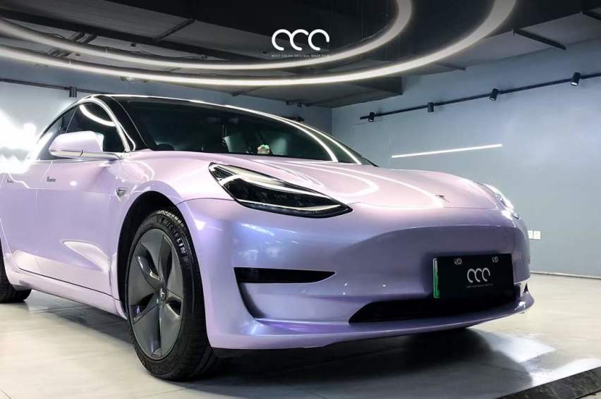 特斯拉MODEL3——渐变亮面银幻紫