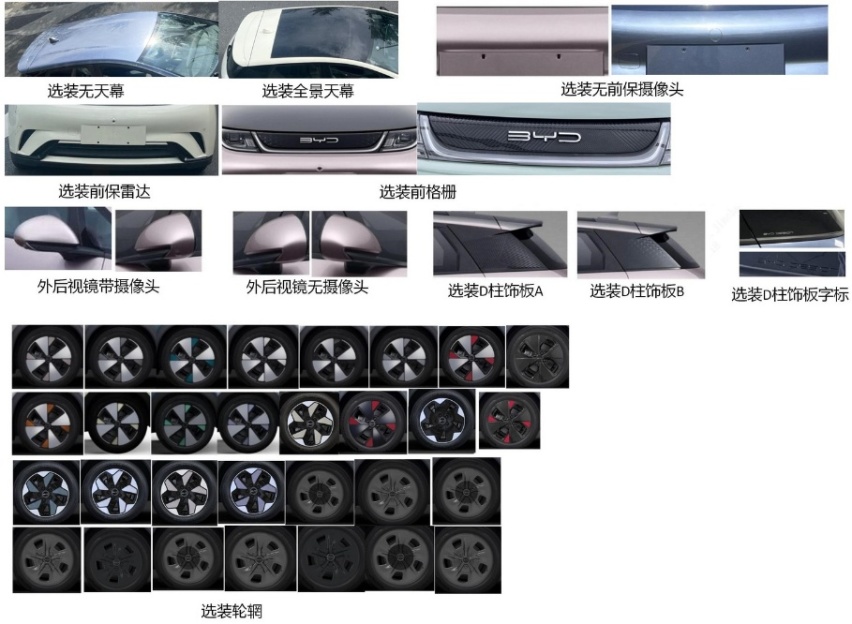 推出高续航版本 新款比亚迪海豚申报图曝光