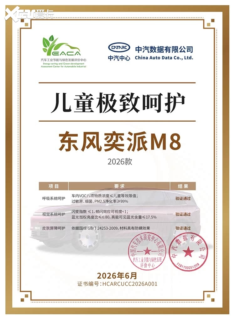 “华派黄金标准大六座”东风奕派M8定于7月23日正式上市