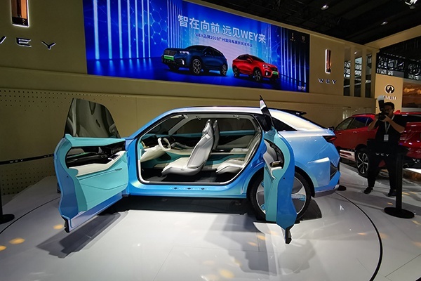 2019广州车展新车：WEY-X概念车，酷不酷？
