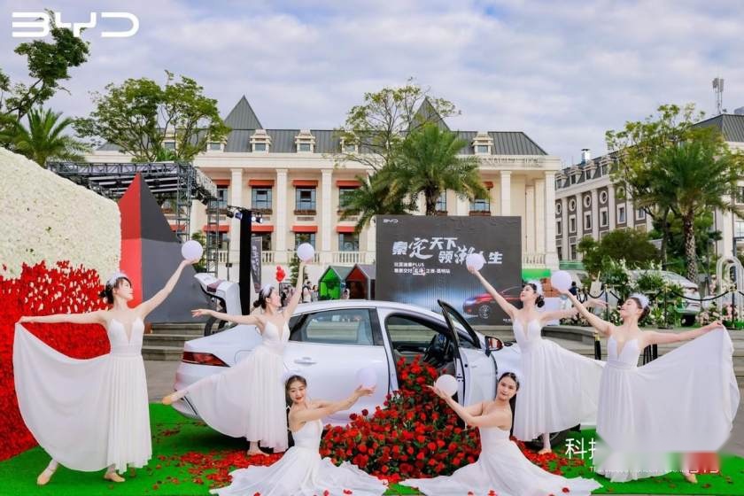 比亚迪秦PLUS尊崇交付花海之夜昆明站-完美收官