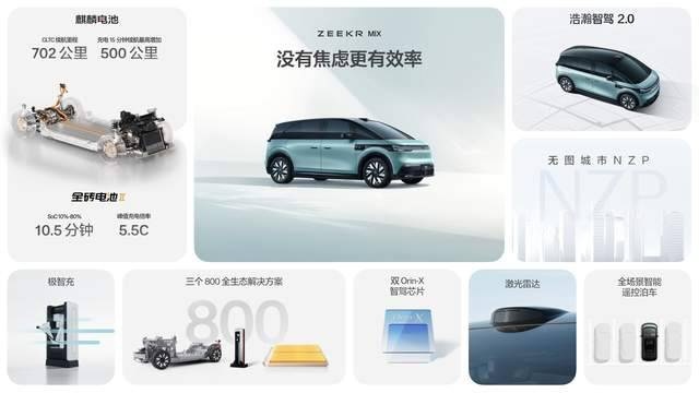 27.99万元起 家庭全场景大五座极氪MIX正式上市！