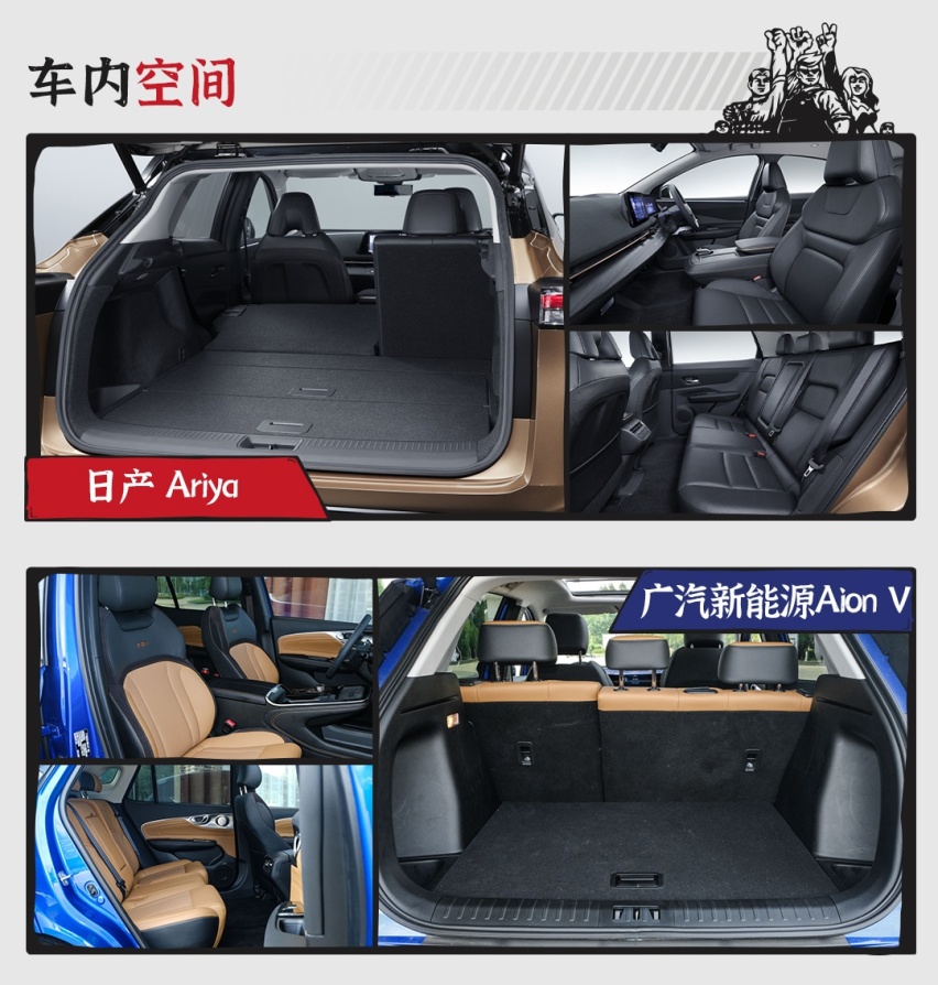 日产Ariya直面广汽新能源Aion V，谁更香？