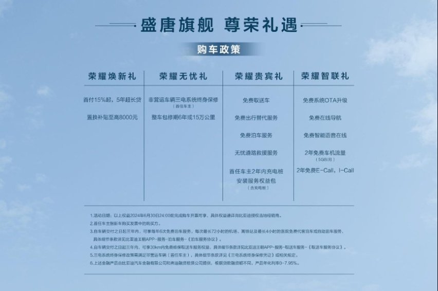 荣耀版再添猛将，唐EV荣耀版、唐DM-p荣耀版/2024款战神版上市