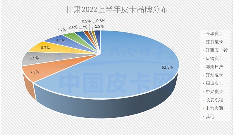 详解2022上半年全国31省皮卡终端销量（上）