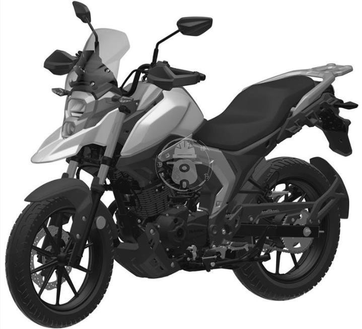 豪爵DR160拉力版 铃木V-Strom160专利图曝光