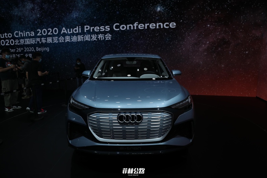 #新车实拍#菲林公路2020北京车展 奥迪Q4 e-tron