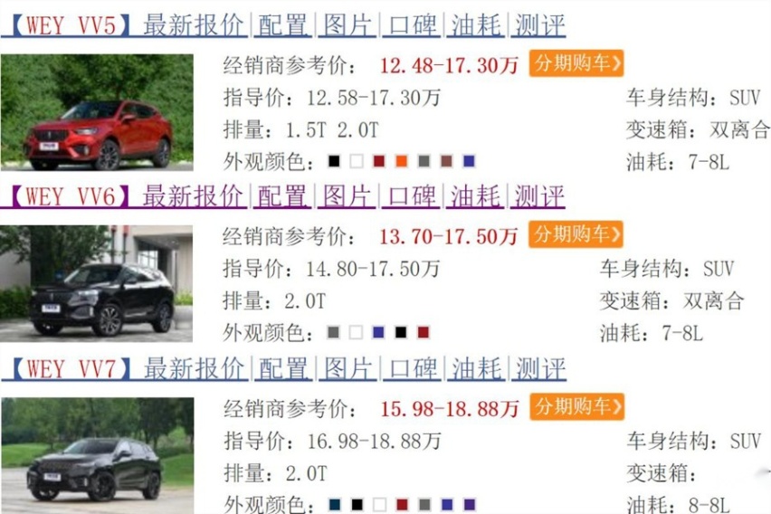 脱去辉煌，深陷败退，WEY的登高之路为何陷入困境？