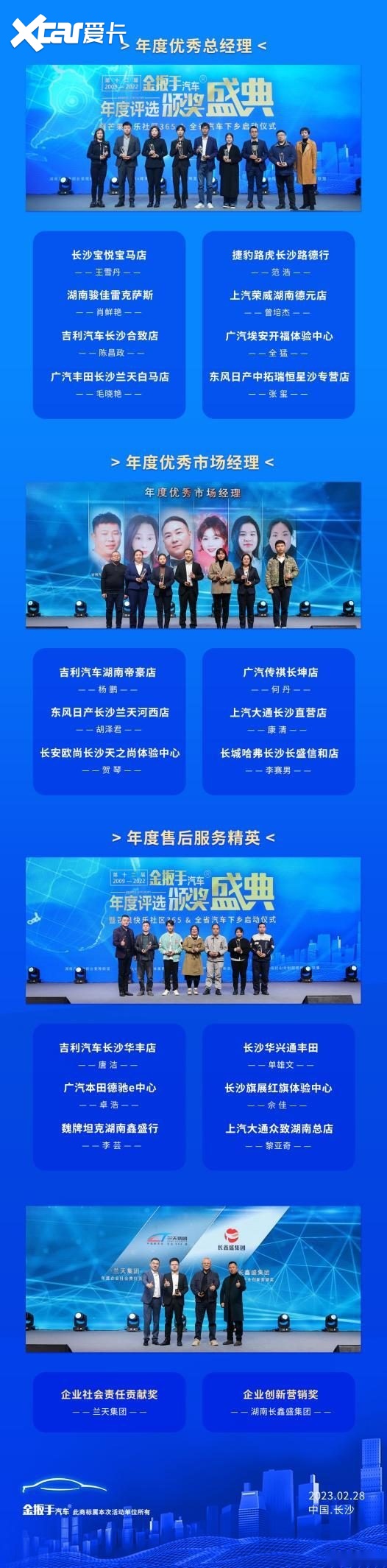第十二届金扳手颁奖 暨芒果快乐社区365&全省汽车下乡启动圆满落幕