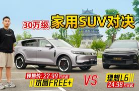 30万级家用SUV终极对决！岚图FREE+凭这些细节碾压理想L6？