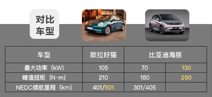 预算10万，买猫还是海豚？欧拉好猫和比亚迪海豚怎么选？