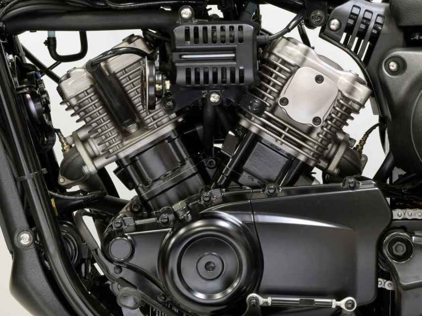 入门bobber摩托,韩国晓星gv125s,v型水冷双缸引擎