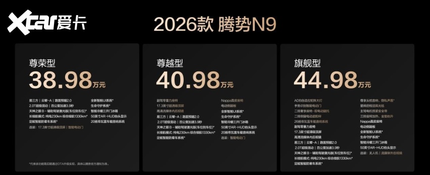 38.98万起，腾势N9凭实力还是噱头冲击市场？