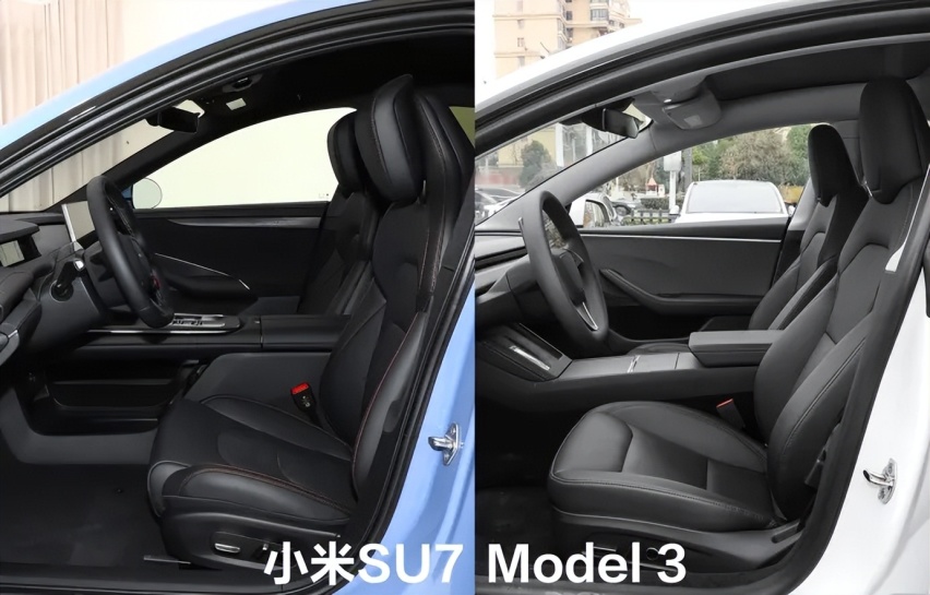 【对比】20万以上的纯电车 小米SU7 VS 特斯拉Model 3
