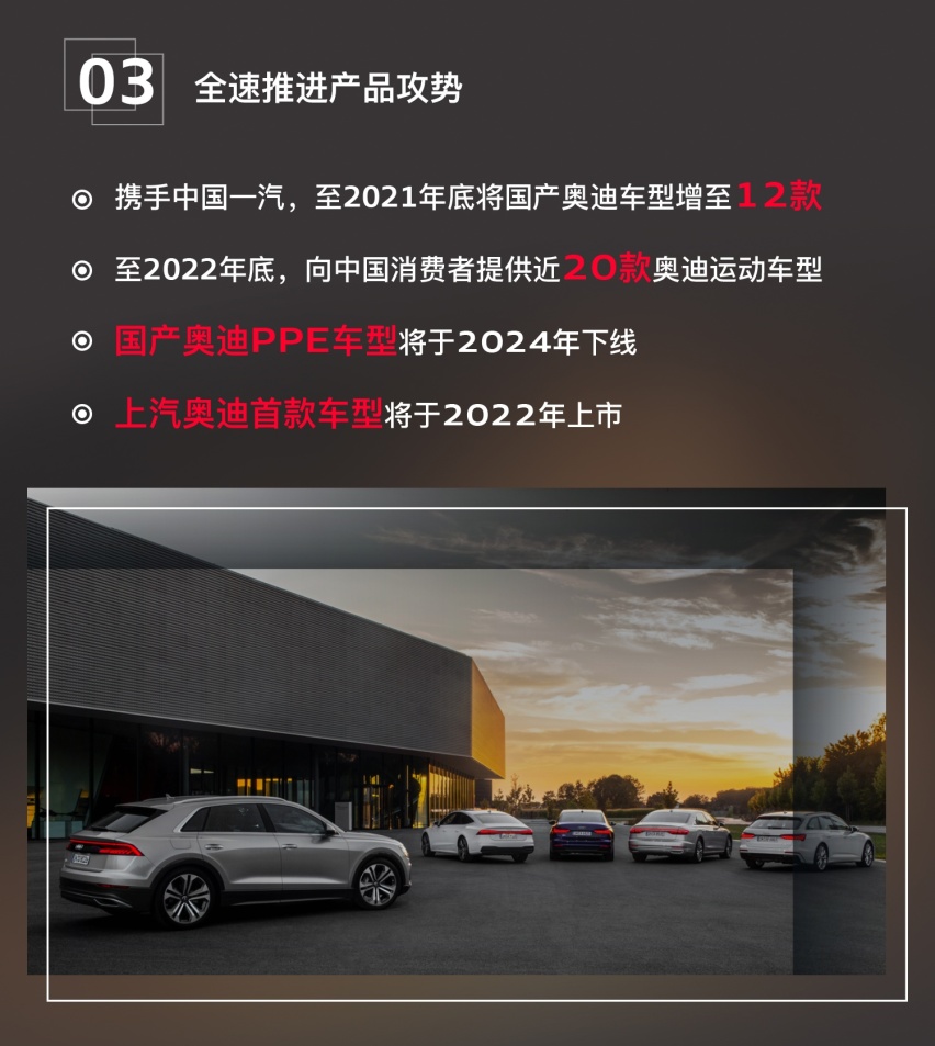 将推20款运动车型！奥迪开启新战略！