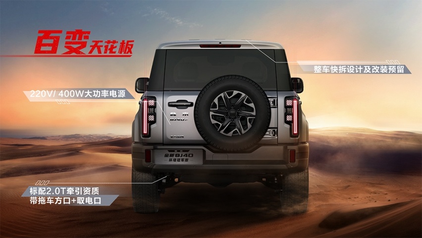 6月底限量发售 全新BJ40环塔冠军版发布