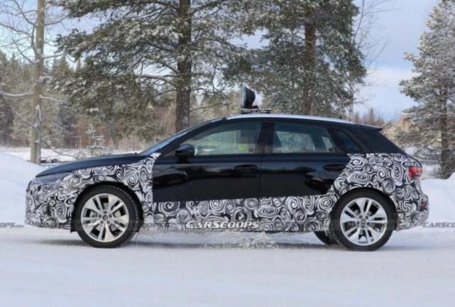 底盘加高，要推Allroad？年底亮相，新款奥迪A3最新谍照曝光