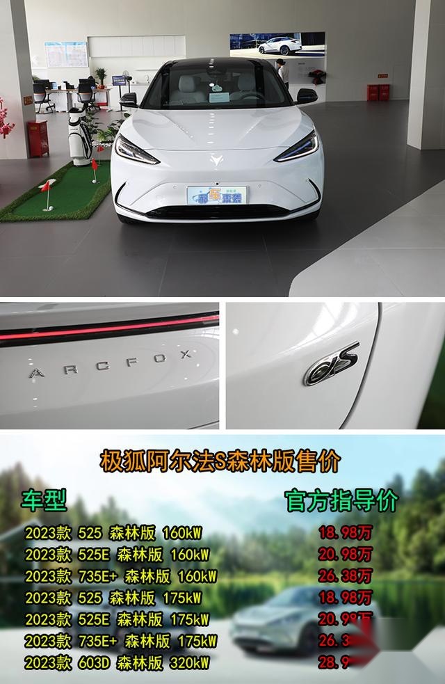 新车起步价下调至20万内，诸多配置升级，揭秘极狐阿尔法S森林版