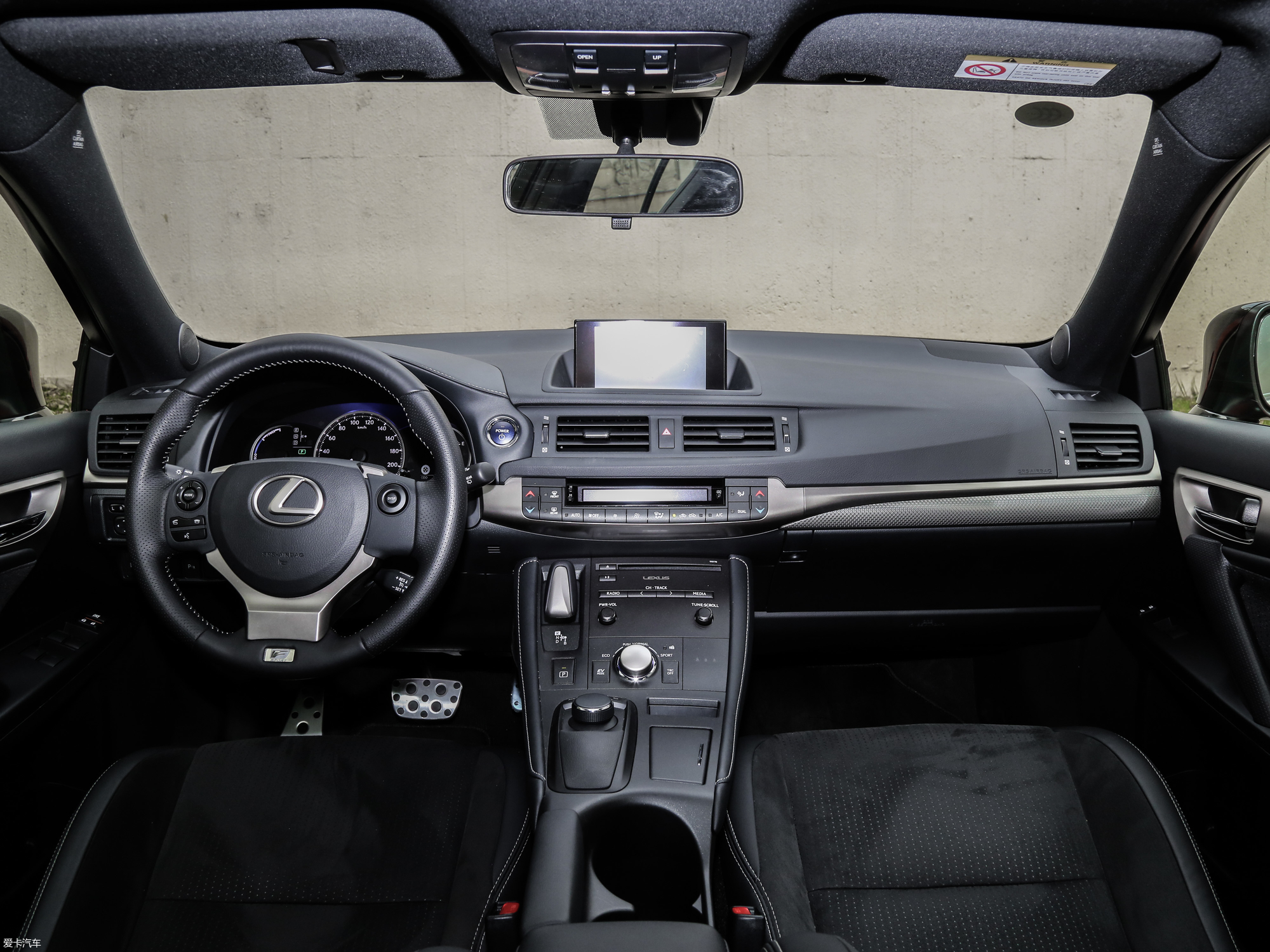 【2017款雷克萨斯ct200h f sport 双色_中控区_35/256张图片】_汽车