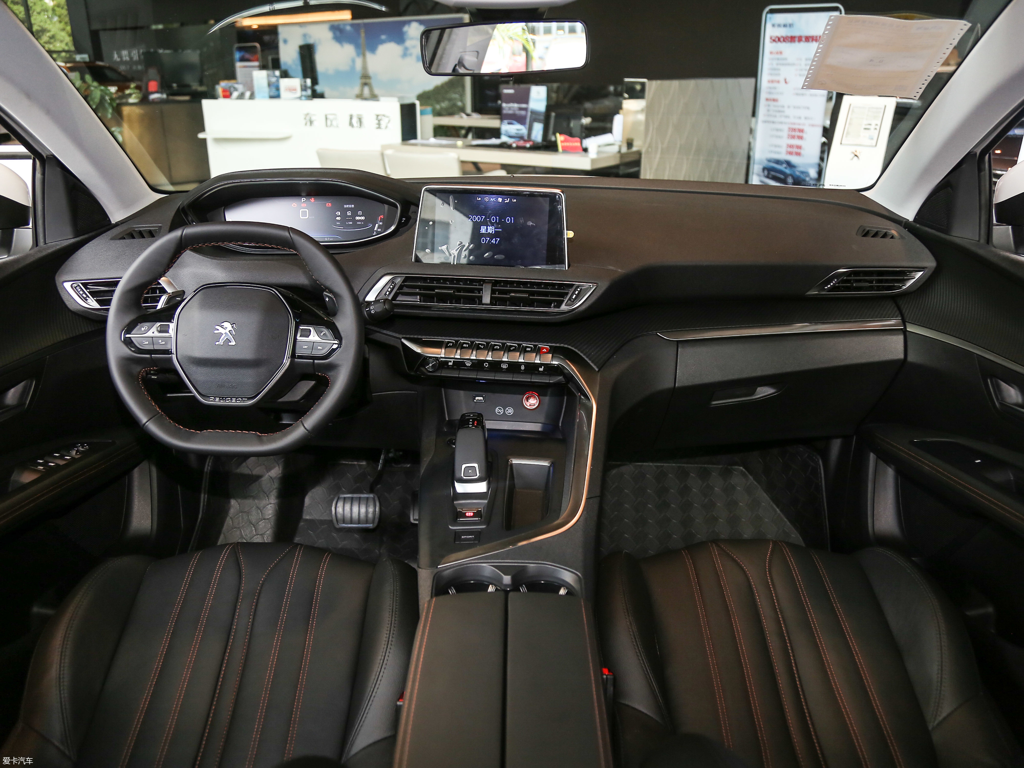 【2018款标致4008350thp 豪华版_中控区_29/622张图片】_汽车图片大全