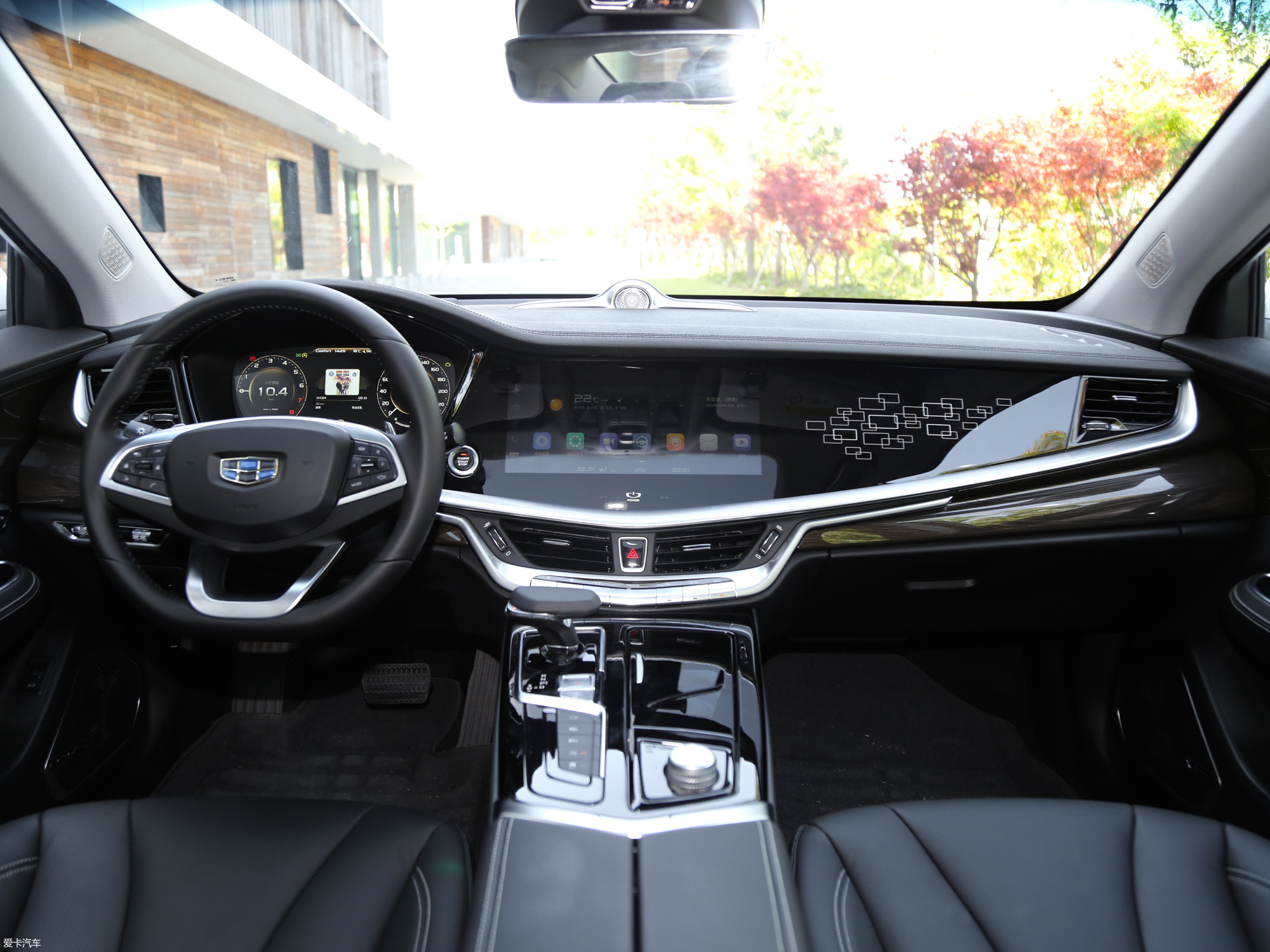 【2018款博瑞mhev 耀享版_中控区_1/109张图片】_汽车图片大全_爱卡