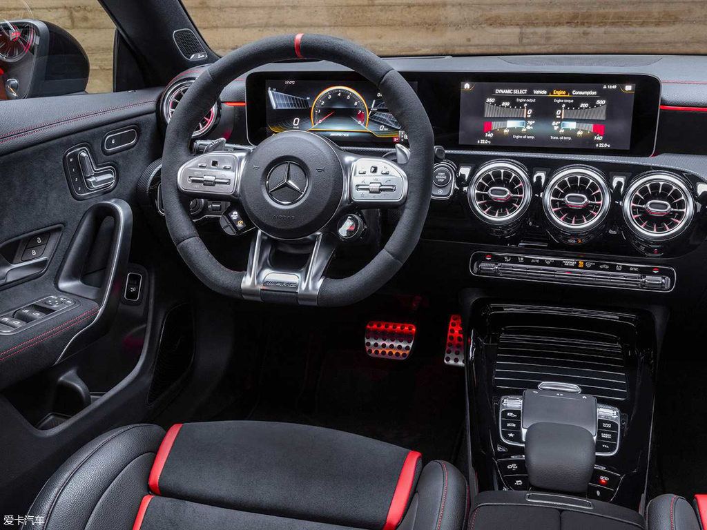 【2020款amg cla 猎跑车amg cla 45 s 4matic_中控区_2/35张图片】