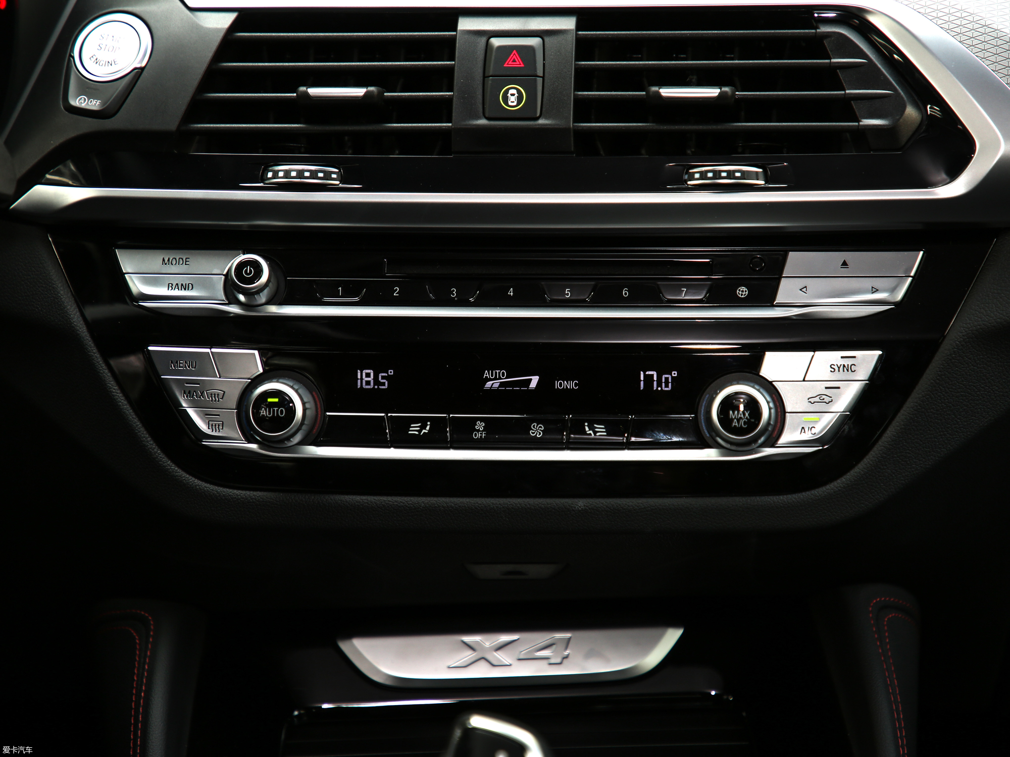 【2019款宝马x4xdrive 30i m运动套装_中控区_10/436张图片】_汽车