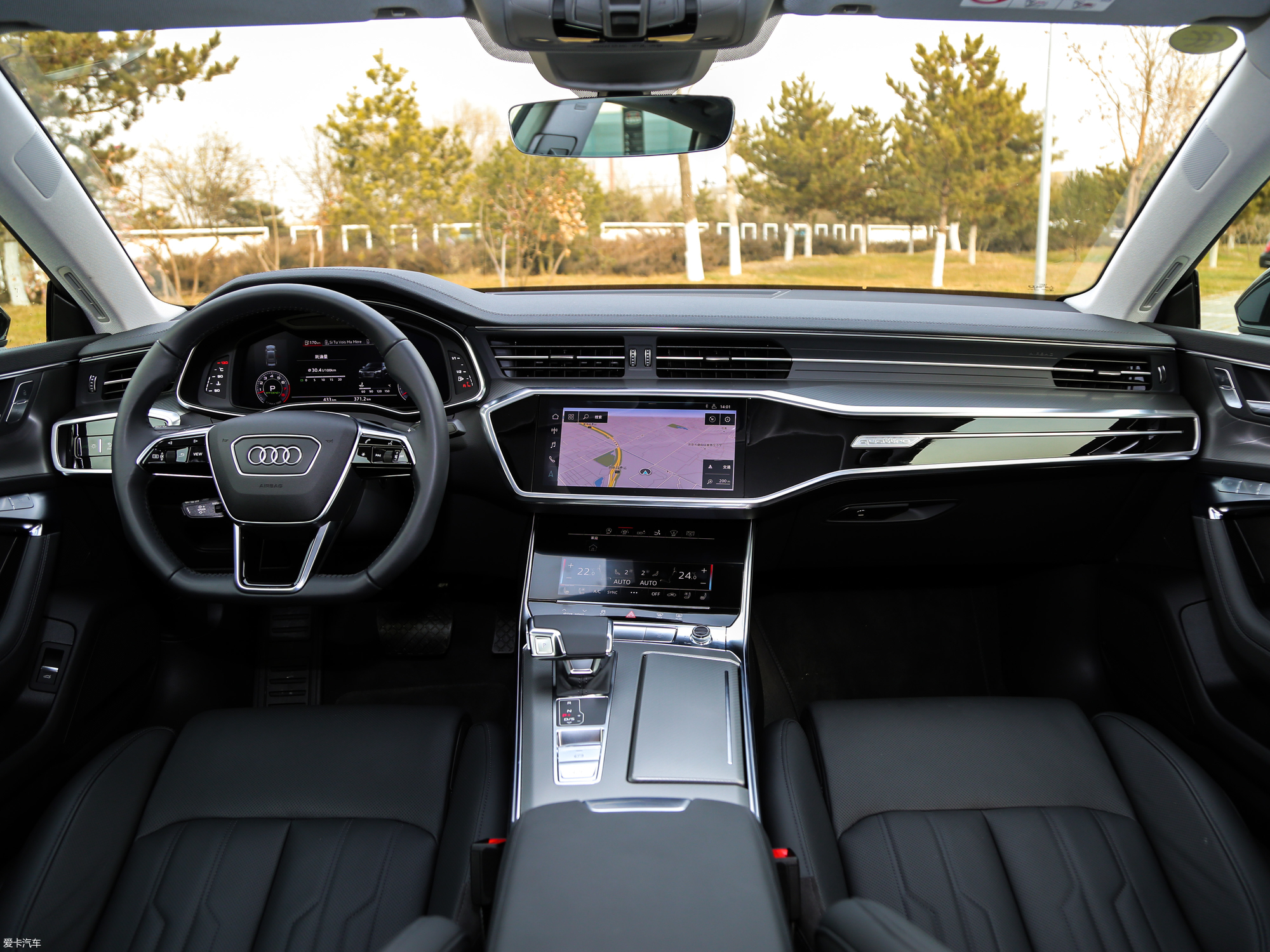 【2019款奥迪a755 tfsi quattro 竞技型_中控区_1/641张图片】_汽车