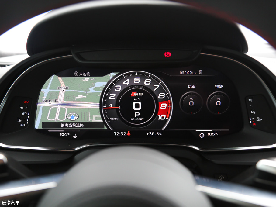 【2016款奥迪r8v10 performance_中控区_154/594张图片】_汽车图片