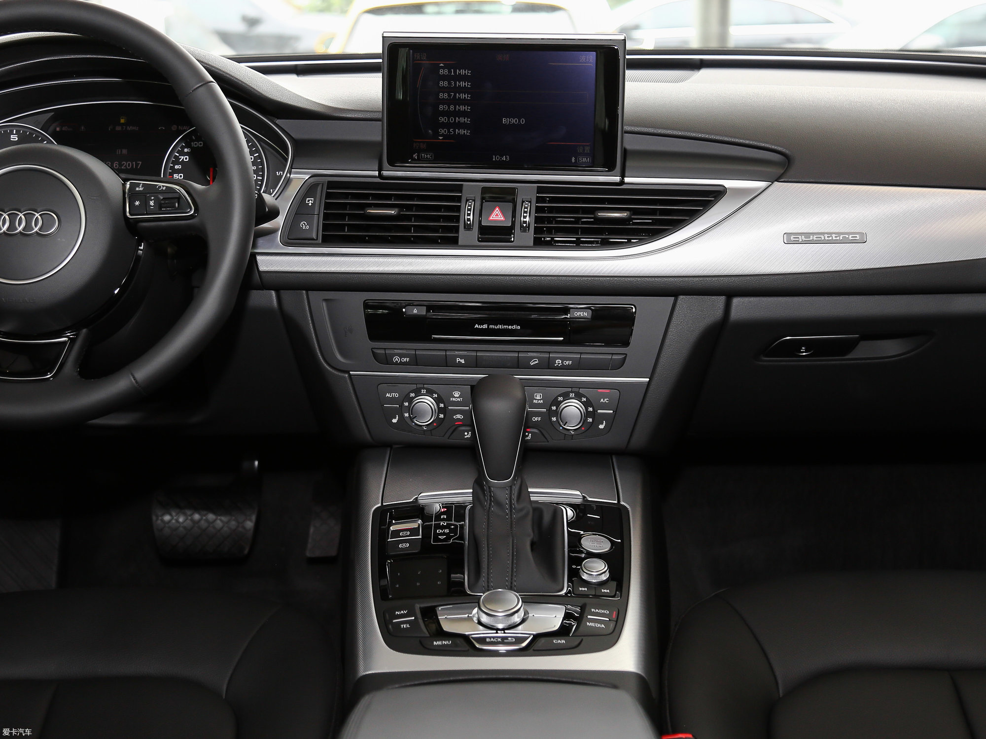 【2017款奥迪a6 allroadquattro_中控区_2/749张图片】_汽车图片大全