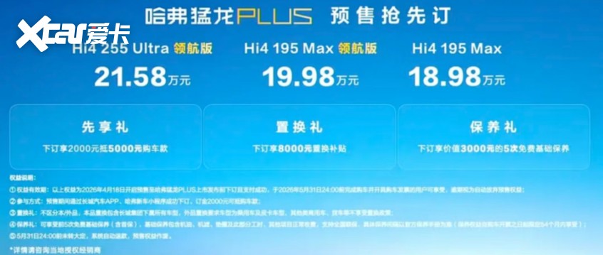 热爱自活出棱角 哈弗猛龙PLUS家庭四驱方盒子预售18.98万起