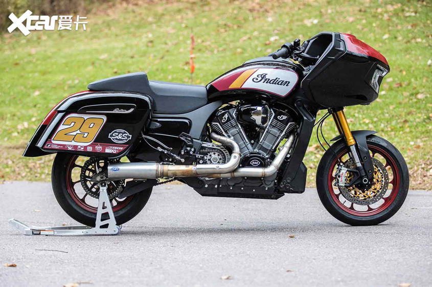 疯狂的bagger印第安哈雷也能跑赛道