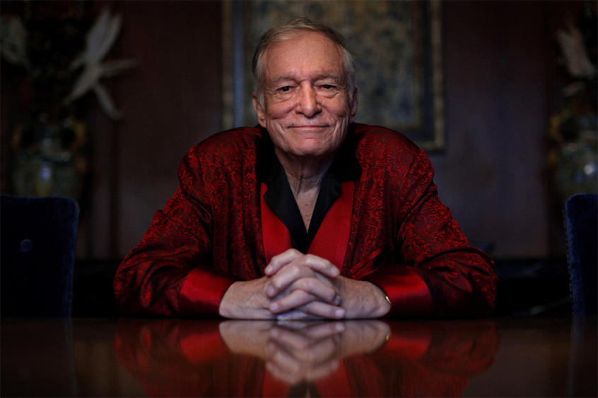 2017年9月28日,《playboy》杂志的创始人hugh hefner安然离世,终年91