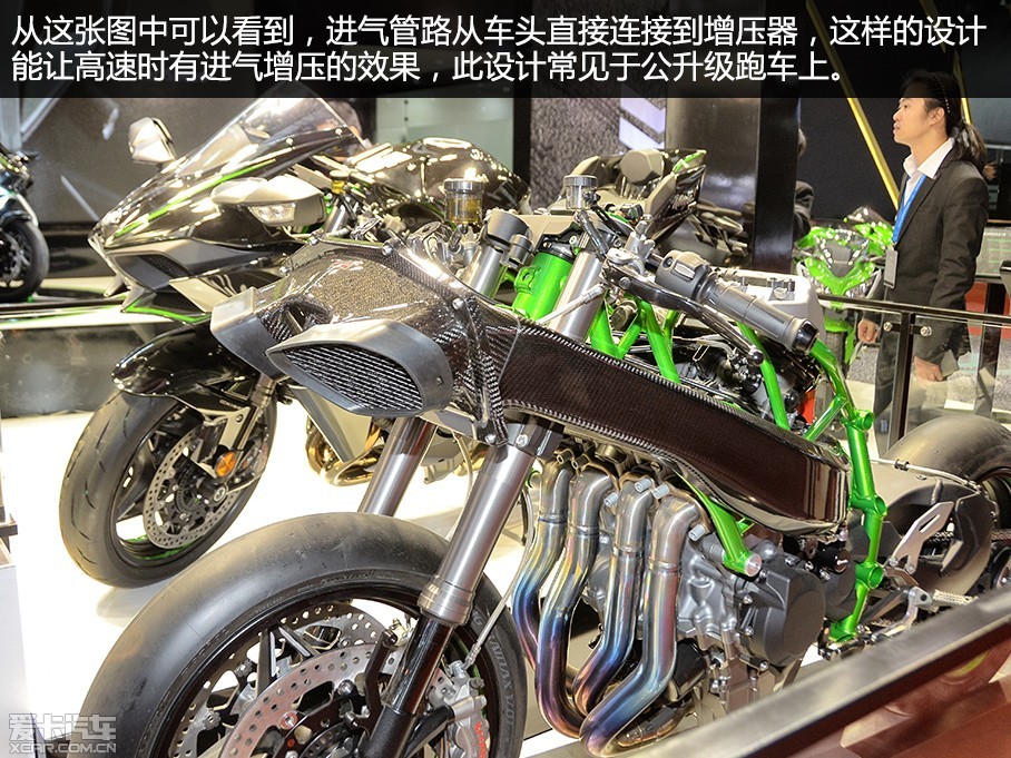但是川崎却推出了震古烁今的极速机器——h2r与h2,在摩托车的历史上留