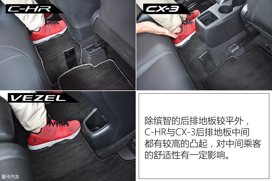 C-HR/CX-3/缤智台北三车对比