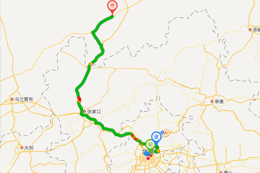 g6京藏高速全程图全线图片