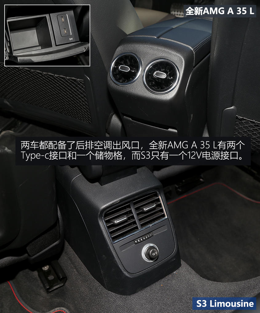 AMG A 35 L对比S3