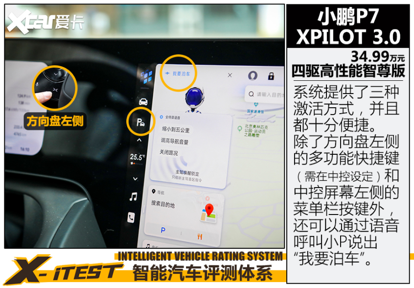 小鹏P7 X-iTEST智能驾驶辅助测试